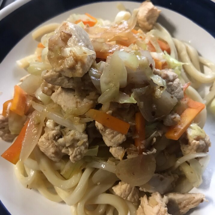 味噌煮込み風焼きうどん